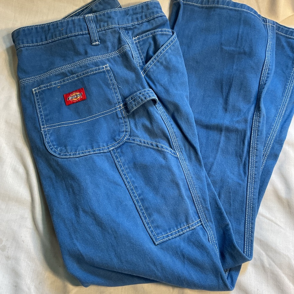 Dickies Classic Blue Denim Pants (#4)